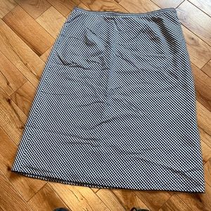 Black and White check skirt